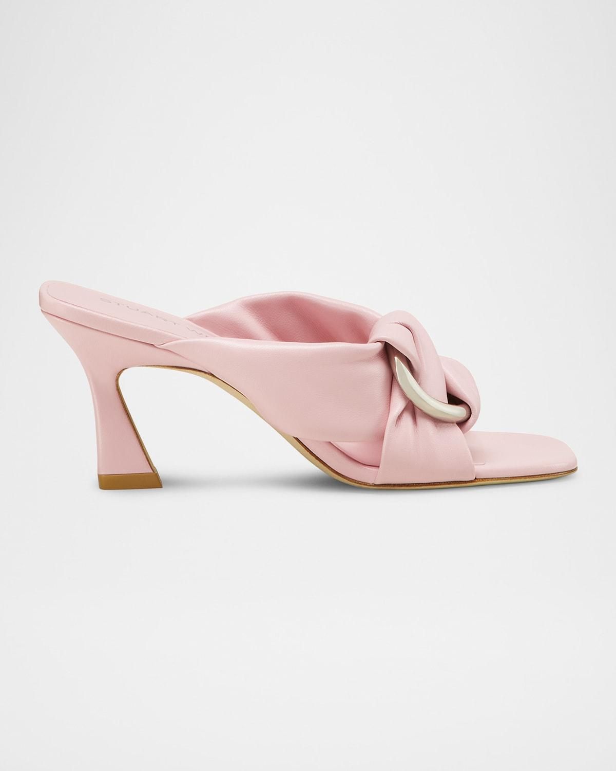 サンダル・ミュール DOLCE & GABBANA PINK LEATHER KEIRA MULES Keira DG 60 patent leather mules in pink - Dolce Gabbana