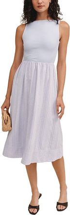 Bella Dahl Mixed Crewneck Midi Dress