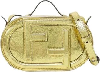 Fendi Pre-owned Mini Bags, female, Yellow, Size: ONE SIZE Pre-owned Vintage Mini Bag
