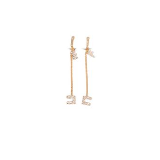 Elisabetta Franchi Jewellery - Dames - Oorbellen - Geel - ONE Size - Accessoires