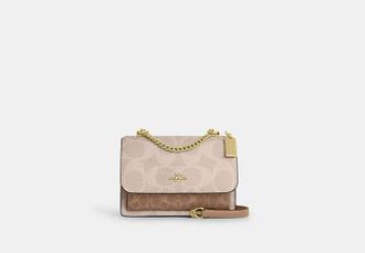 Coach Womens Klare Crossbody Bag in Blocked Beige | PVC
