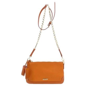 Burberry Pre-owned Cross Body Bags, female, Orange, Size: ONE SIZE Pre-owned Vintage Crossbody Bag