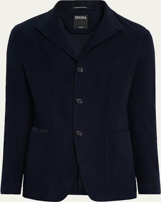 Ermenegildo Zegna Mens Cashmere Il Conte Chore Jacket