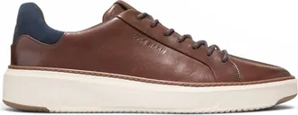 Cole Haan Mens GrandPro Luxe Mile Trainer Brown Leather Sneakers - C45103