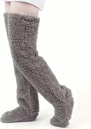 Generic Soxxy Official - Soxxy Long Fuzzy Socks, Soxxy Long Socks for Women, Soxxy Socks Women, Soxxy Fuzzy Socks (grey,one size)