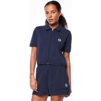 Sergio Tacchini Gianna Cabana Shirt in Maritime Blue at Nordstrom, Size Xx-Large