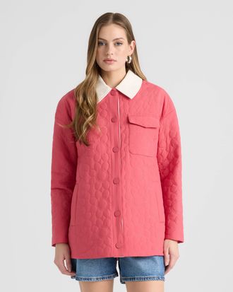 NVLT Womens Daisy Quilted Puffer Jacket