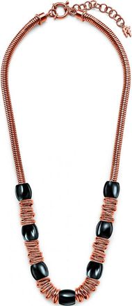 Folli Follie Womens 3N14T050RK Ladies Necklace - Rose Gold - One Size