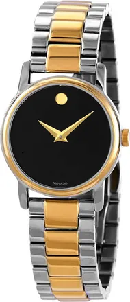 Movado Classic Museum Quartz Black Dial Ladies Watch 2100018