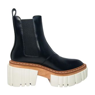 Stella McCartney Stella McCartney, Heeled Boots, female, Black, Size: 6 1/2 US Emilie Ankle Boots