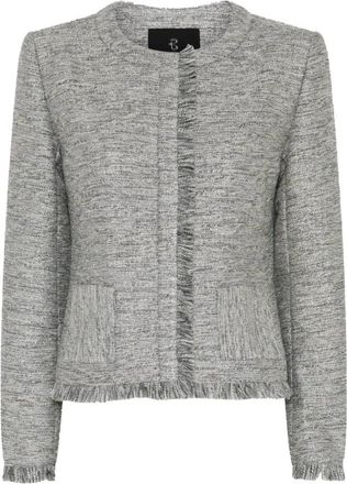 Bruuns Bazaar Tweed Jassen - Dames - Blazers - Grijs - XL - Tweed - Jassen