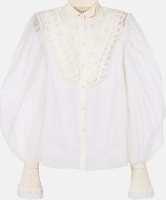 Valentino Blusa in organza di seta