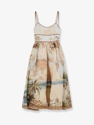 Zimmermann Vestito Mahon in lino - ZIMMERMANN - gender_Woman