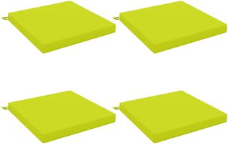 vidaXL Cojines De Asiento De 4 Piezas Soest 4 Uds. 100% Poli&eacute;ster Vidaxl