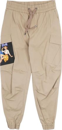 Dolce & Gabbana Tapered Broeken - Heren - Slim Fit Broeken - Beige - S - Broeken