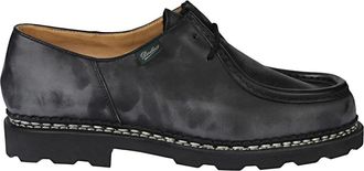 Paraboot Schoenen, Heren, Zwart, 40 EU, Leer, Vintage Zwarte Veterschoenen