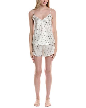 Petite Plume 2Pc Cami Silk Short Set