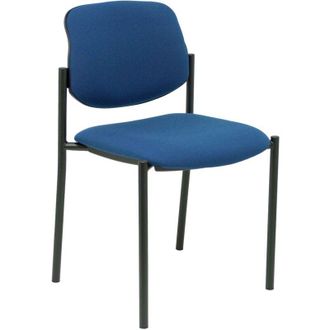 Piqueras y Crespo Piqueras Y Crespo - Silla Fija Styl Bali Azul Marino Chasis Negro