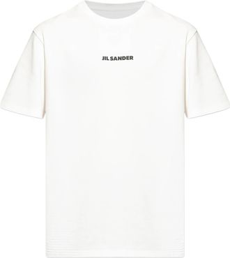 Jil Sander White Relaxed Fit Logo T-Shirt