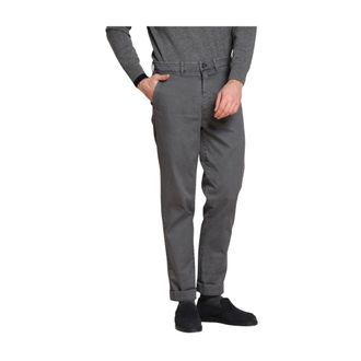 Mason's Chinos, male, Gray, M, Relaxed fit chino Trousers in dark grey
