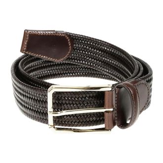 Canali Belts, male, Brown, Size: 90 CM Sophisticated Leather Belt