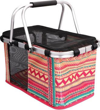 OEM Sac Transporteur Pour Animaux - 45 X 28 X 28 Cm - Maille Respirante - Structure M&eacute;tallique L&eacute;g&egrave;re - Pliable - Convient Chiens Chats Jusqu&agrave; 5 Kg - 1 Pi