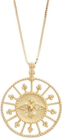 CHILD OF WILD Feathers of Peace Pendant Necklace in Gold at Nordstrom