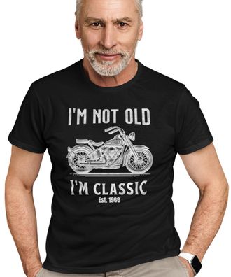 Generic Im Not Old Im Classic Tshirt, Motorcycle Lovers Tee, Dad Grandpa Grandad Gramps Birthday Gift, Custom Year Est. T-Shirt, Fathers Day Tee, 50th 60th 70