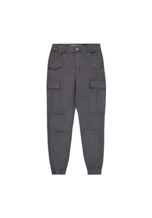 Alpha Industries Cargohose ALPHA INDUSTRIES Airman Pant, Herren, Gr. 31, Normalgr&ouml;ssen, grau (vintage grau), Obermaterial: 98% Baumwolle, 2% Elastan; Futter: 100% Baum
