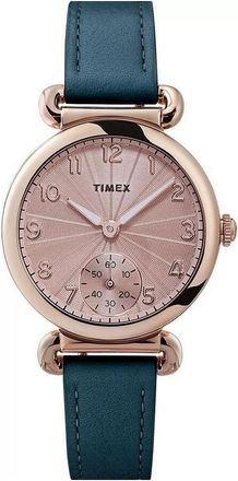 Timex Model 23 Rose Gold-Tone Leather Ladies Watch