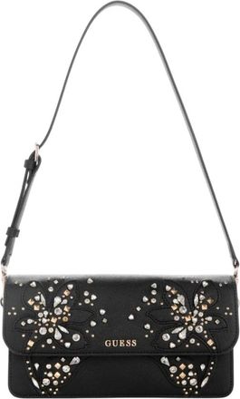 Guess Tassen, Dames, Zwart, ONE Size, Sadie Flap Schoudertas