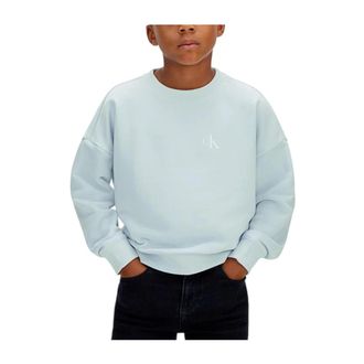 Calvin Klein Oversized Sweatshirt - male - Calvin Klein - Kids Sweatshirts - Blue - 6 Y - Kids