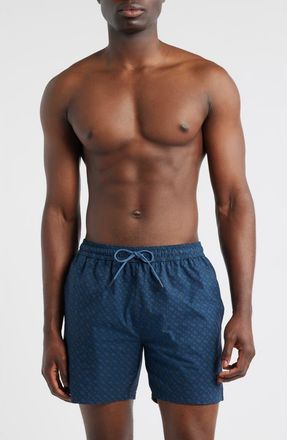 BOSS Vale Swim Trunks in Open Blue at Nordstrom, Size X-Large