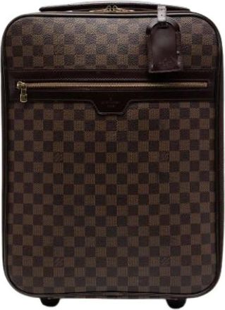 Louis Vuitton Pre-owned Weekend Bags, female, Brown, Size: ONE SIZE Pre-owned Pegase 45