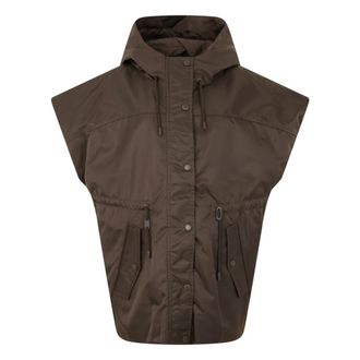 Max Mara Dames, Jassen, Bruin, Maat: XS Polyamide