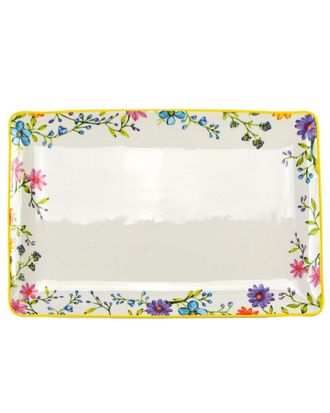 Euroceramica Charlotte 16.5In Rectangular Serving Platter