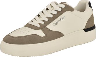Calvin Klein Mens Balen Sneaker, Light Natur White 141, 6.5 UK