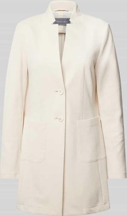 White Label Longblazer mit Stehkragen in Offwhite, Gr&ouml;&szlig;e 52