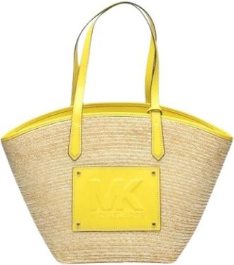 Michael Kors Pre-owned Tote Bags, female, Yellow, Size: ONE SIZE Pre-owned Tote Bag
