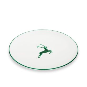 Gmundner Keramik Gmundner Keramik - Gmundner Cer&aacute;mica Ciervo Verde, Plato De Cena Taza (&oslash; 28cm)