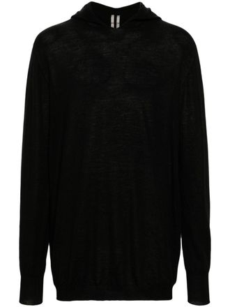 Rick Owens Maglione con cappuccio - Nero