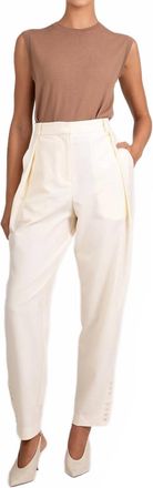 Parentezi Womens Olympia Trousers In Vanilla
