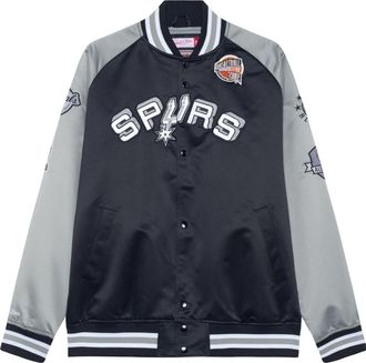 Mitchell & Ness x NBA Spurs Hof N&N Satin Jacket Tony Parker 9 OJBF6860-SASYYTPABKGY