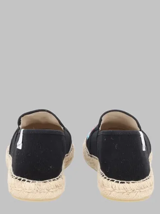 Kenzo Jumping Tiger Espadrille Sandals - Black