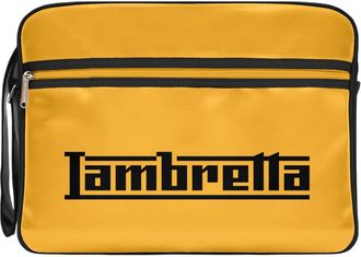 Lambretta Unisex Volwassen Logo Cabin Tas (Zwart/Mosterd)