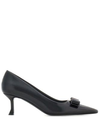 Ferragamo Vara leren pumps - Zwart