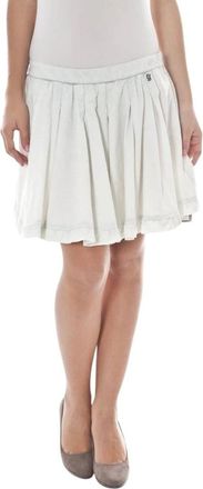 John Galliano Korte Rok - Dames - Korte rokken - Wit - 2XL - Katoen - Rokken