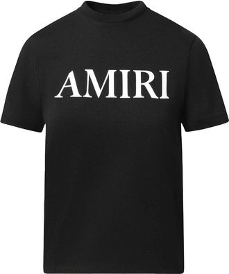 Amiri WOMENS AMIRI CORE LOGO T SHIRT Size: M, colour: BLACK