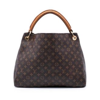 Louis Vuitton Pre-owned Artsy MM - Dames - Pre-owned - Bruin - Maat: ONE Size Zijde