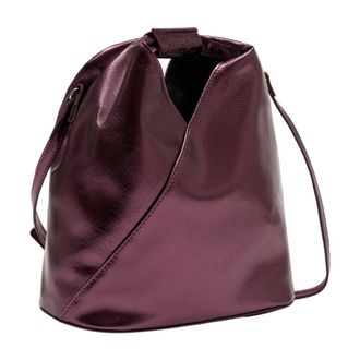 Maison Margiela Womens Japanese Crossbody Shoulder Bag Purple Plastic